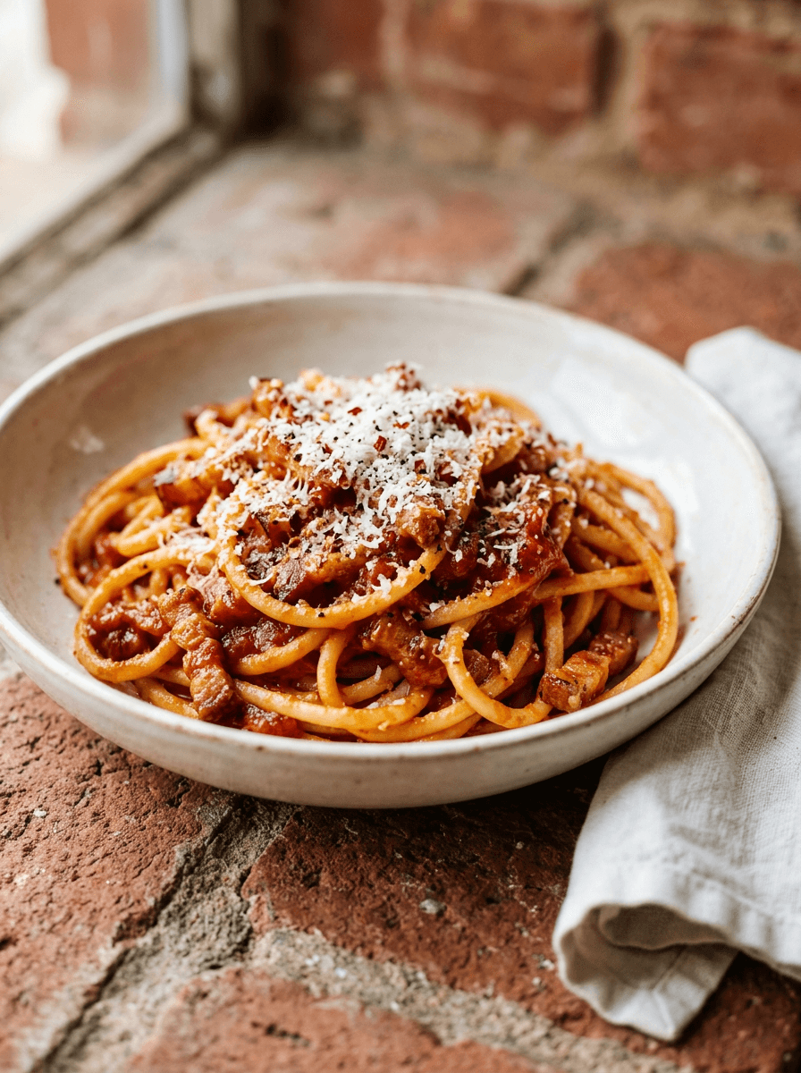 Bucatini all'Amatriciana